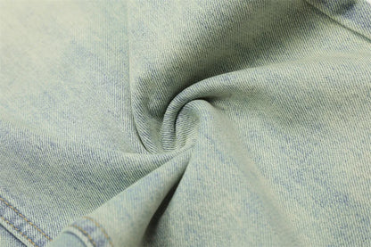 Yellow Mud Dyed Straight Jeans Men