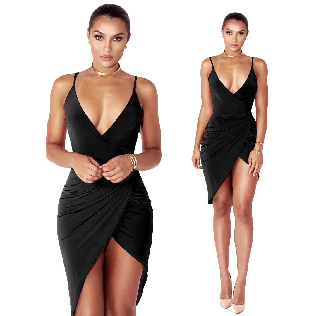 6 Colors New Suspender Dress Bandage Skirt Nightclub Skirt