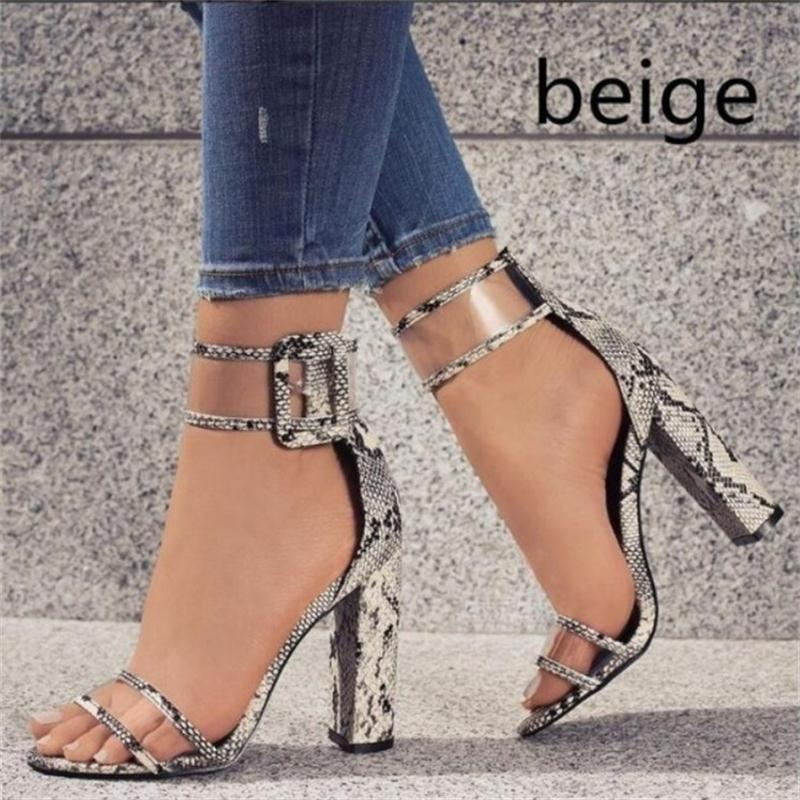 Roman Crystal Snake High Heel Sandals – Elegant Statement Heels