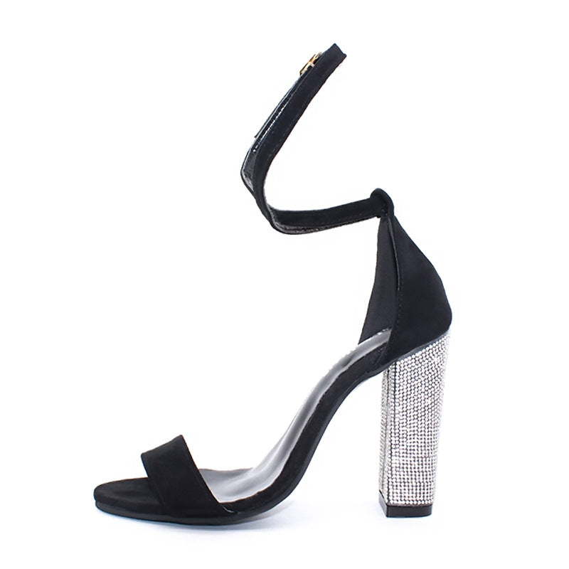 Women’s Gold High-Heeled Sandals – Large Size Elegant Party & Evening Shoes