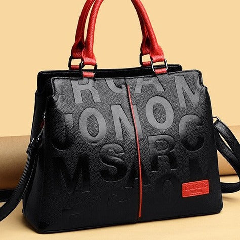 Genuine Leather Handbag | All-Match Shoulder & Messenger Bag for Women