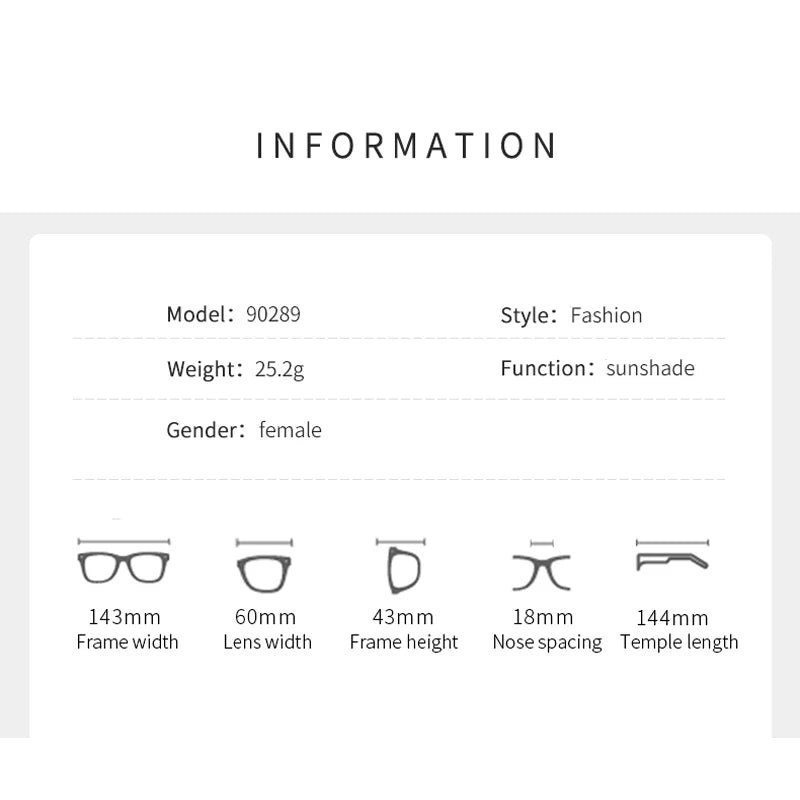 Oval Frame Sunglasses