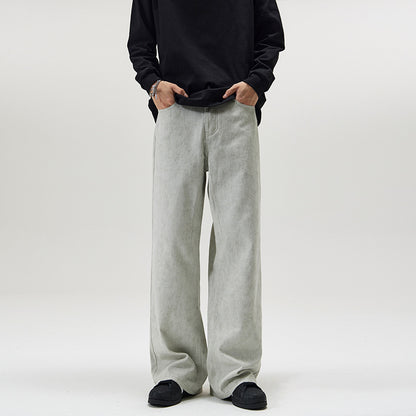 Men's Marble Dark Pattern Casual Trousers